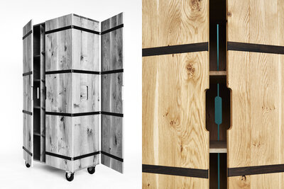 IGN. CASE. 4211 Suitcase cabinet